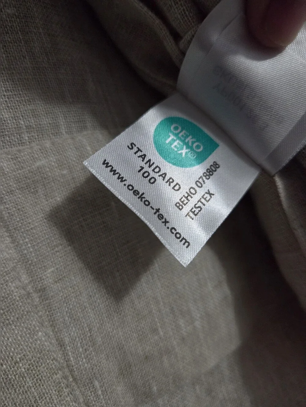 NWOT Quince European Linen Sheer Curtain Panel - Flax 48